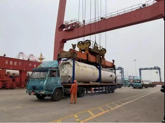 Kinijos JAV cheminių medžiagų transportas